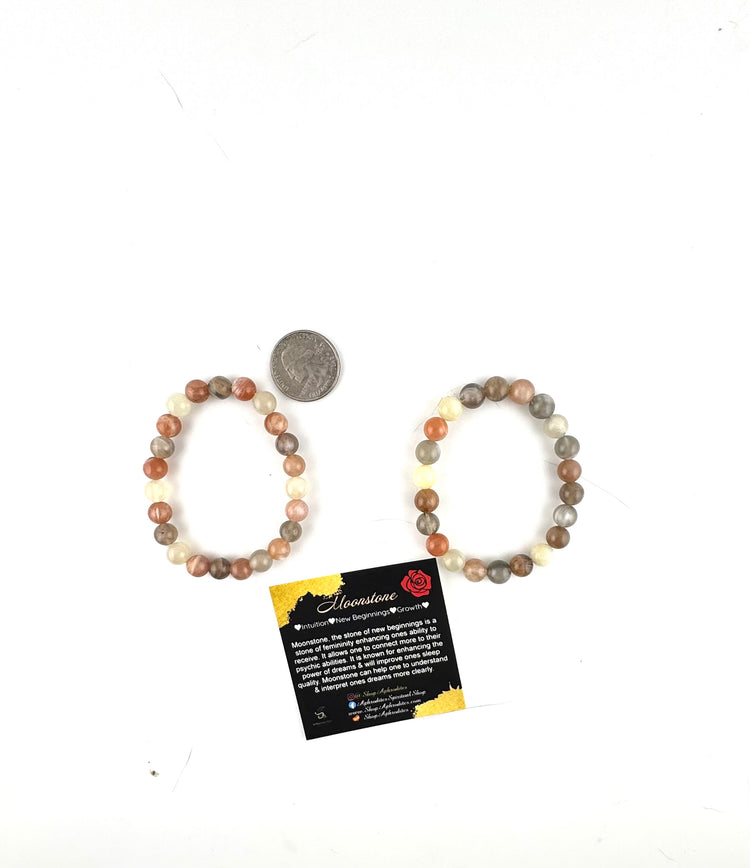 Moonstone Bracelet - new beginnings - growth - harmony