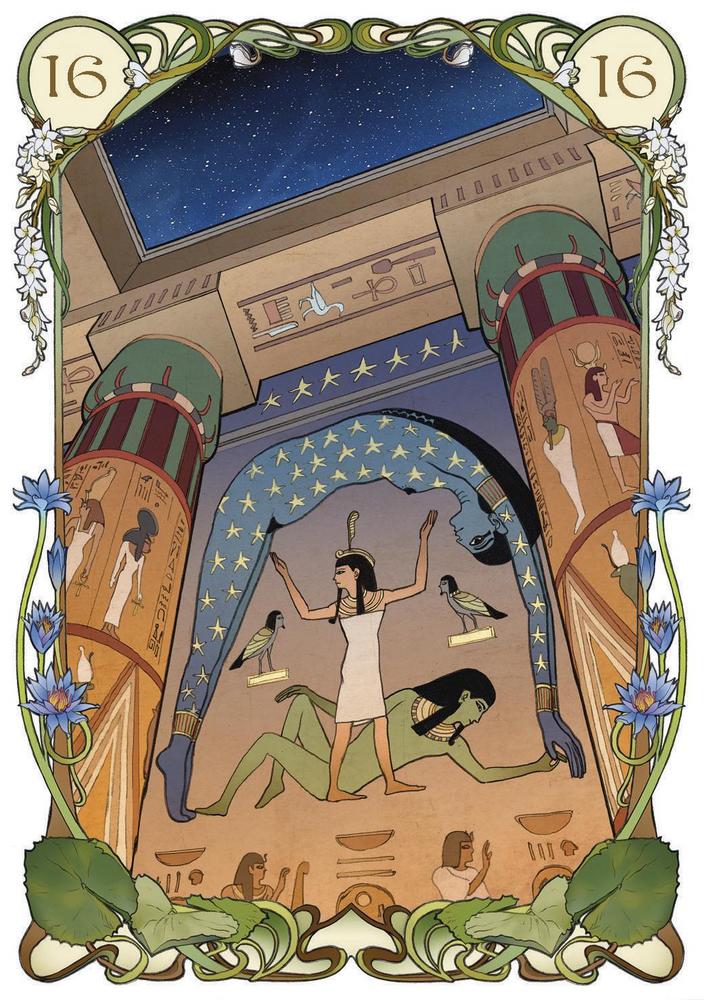 Egyptian Lenormand Oracle cards