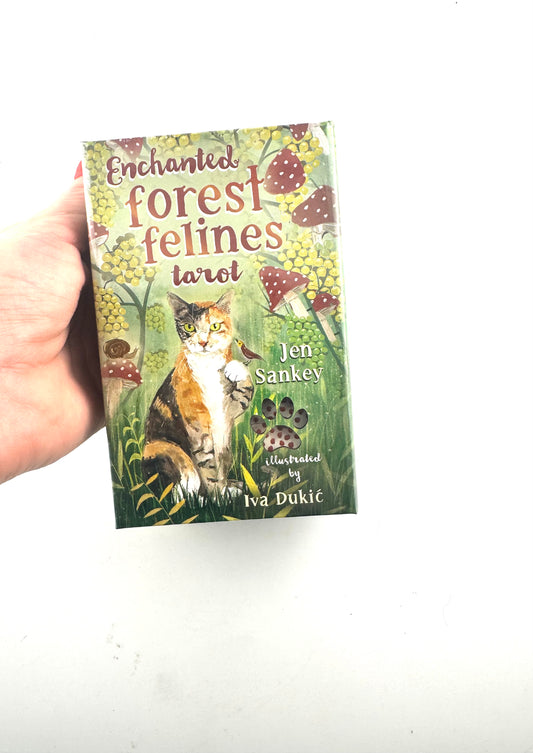 Enchanted Forest Felines Tarot Cards by Jen Sankey & Iva Dukic