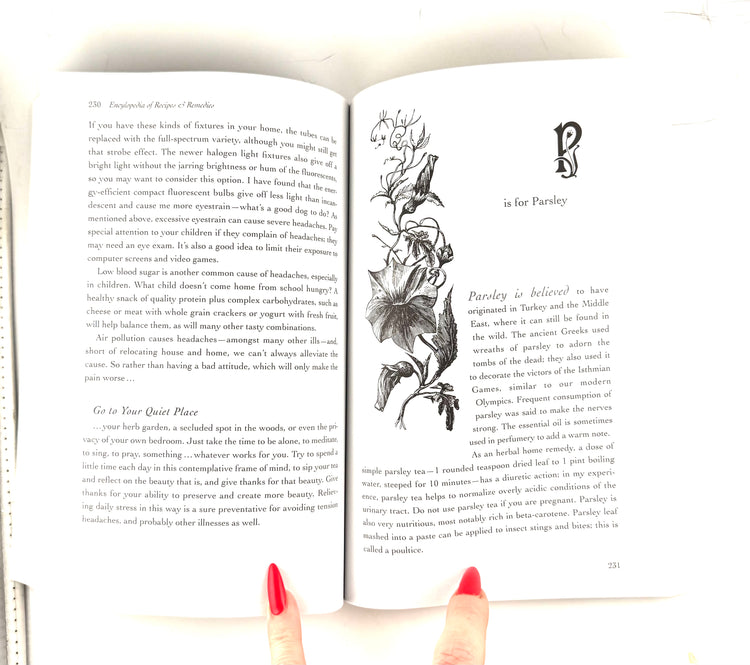 The Wild & Weedy Apothecary book by Doreen Shabby - An A to Z Book of Herbal concoctions, Recipes & Remedies