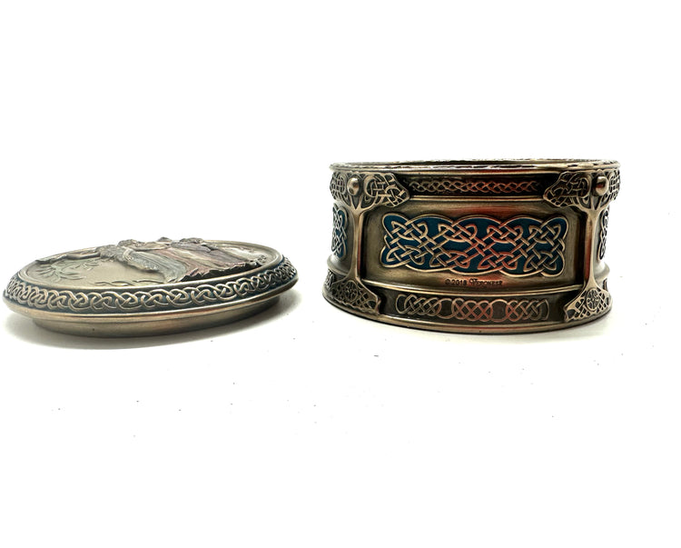 Celtic Triple Goddess trinket box