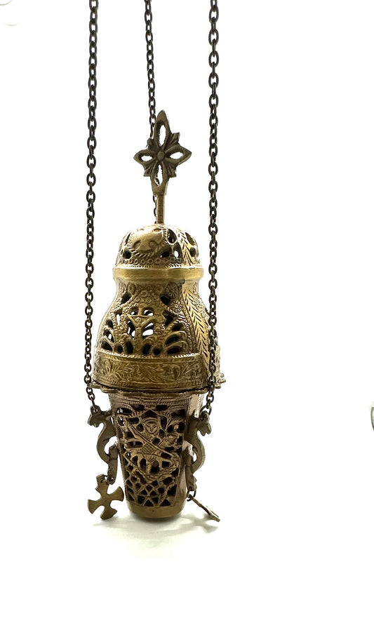 Hanging Church Brass Charcoal Burner