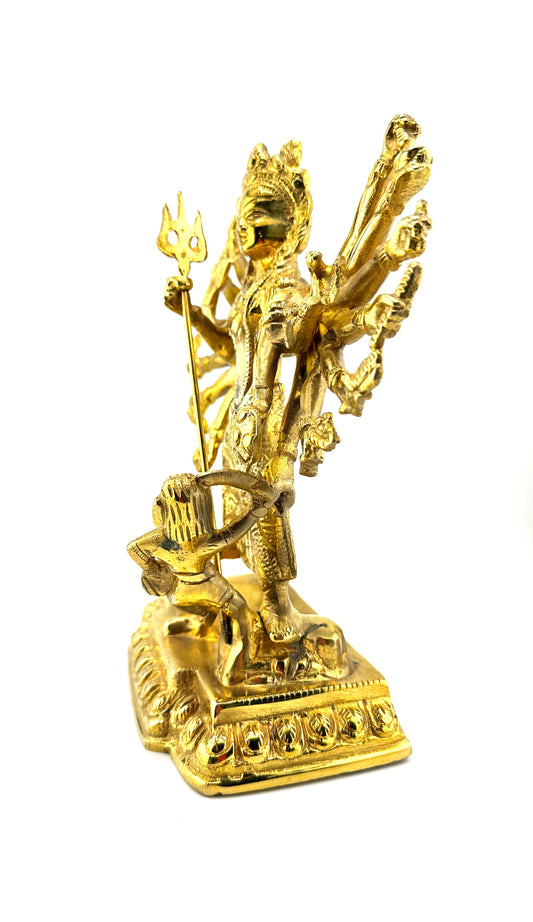 Goddess Kali Solid Brass Statue