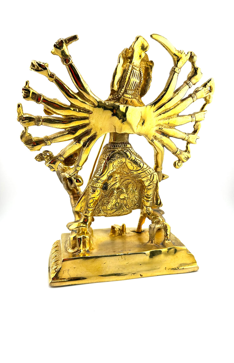Goddess Kali Solid Brass Statue