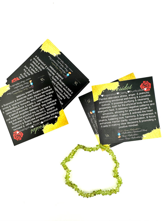 Bracelet: Peridot Chip