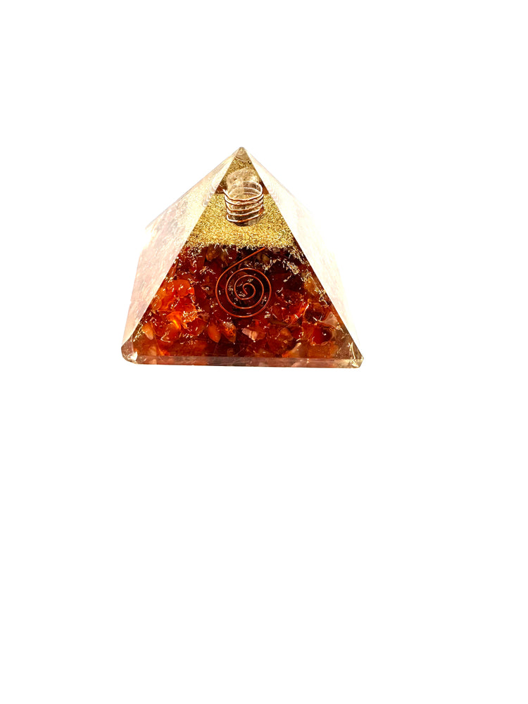 Orgonite Pyramids- Assorted Crystals inside