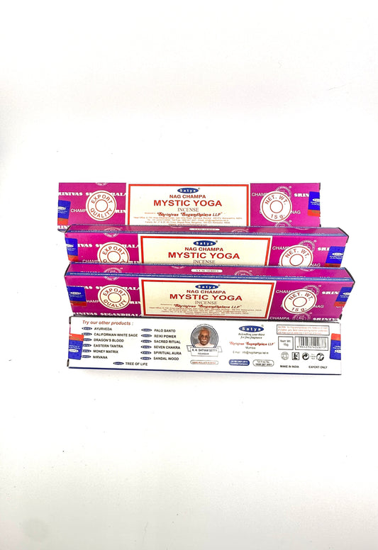 Incense: Satya Mystic Yoga Sticks