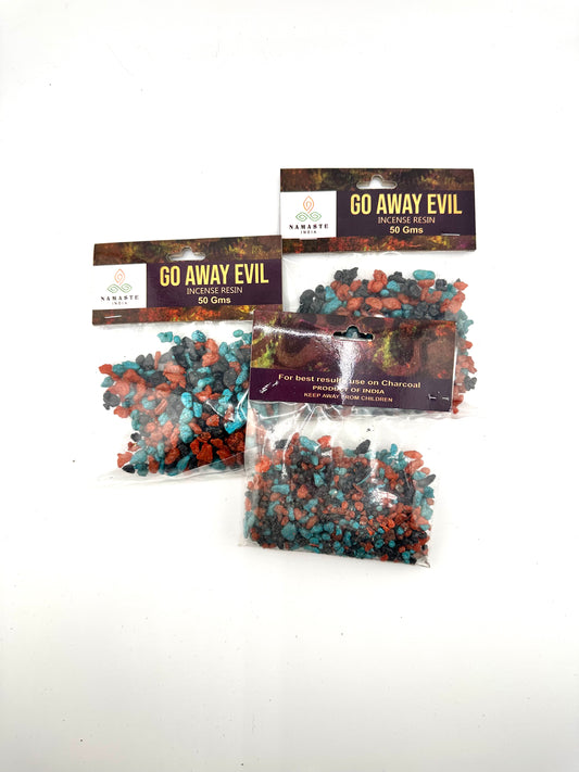 Incense Resin Go Away Evil