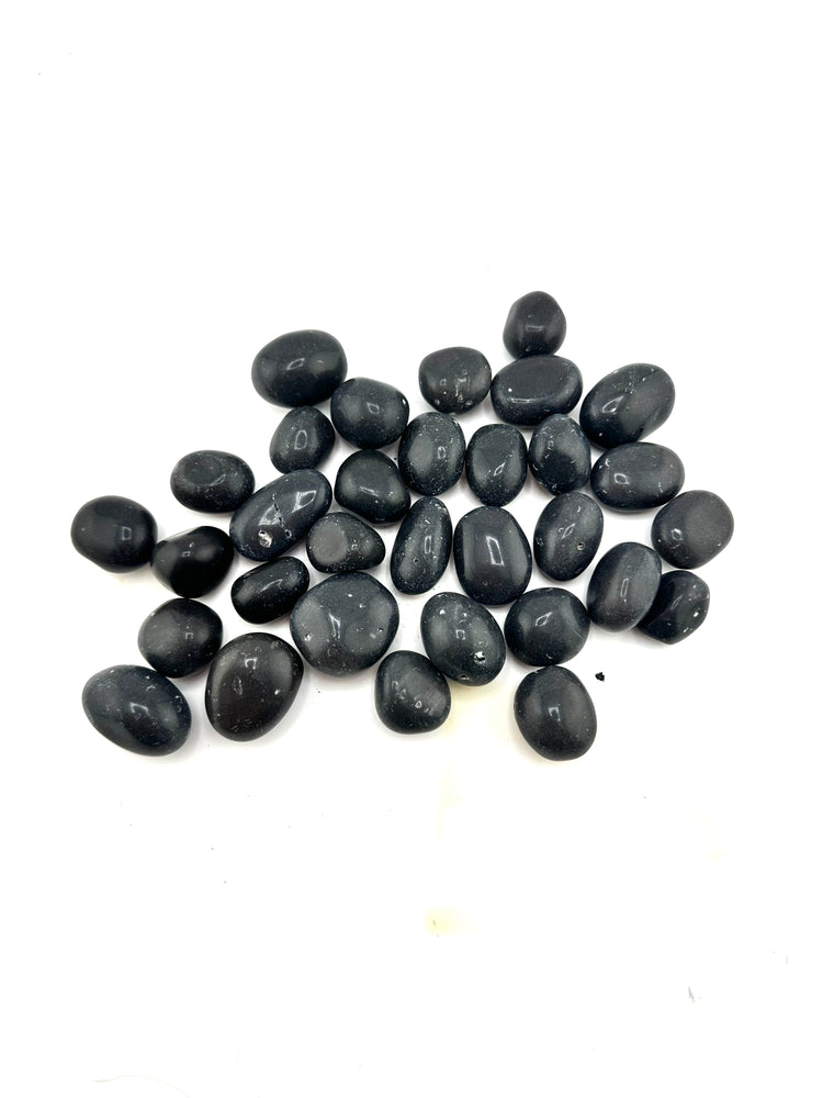Black Agate Tumbled Stone