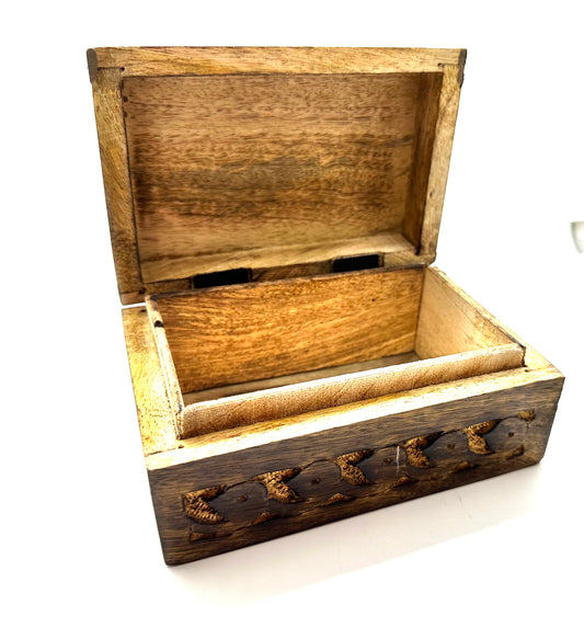 Celtic Cross Decorative Wood Box