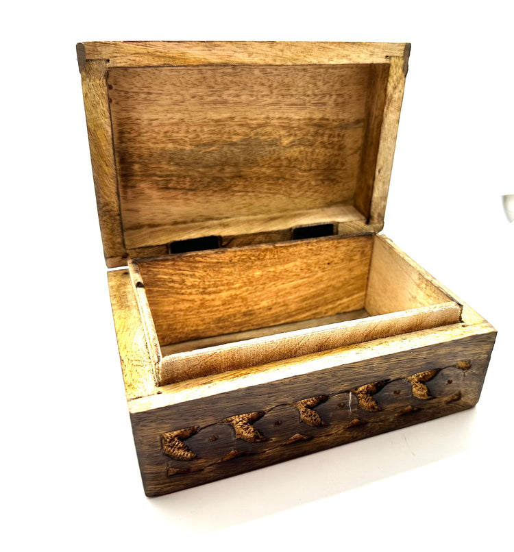 Celtic Cross Decorative Wood Box
