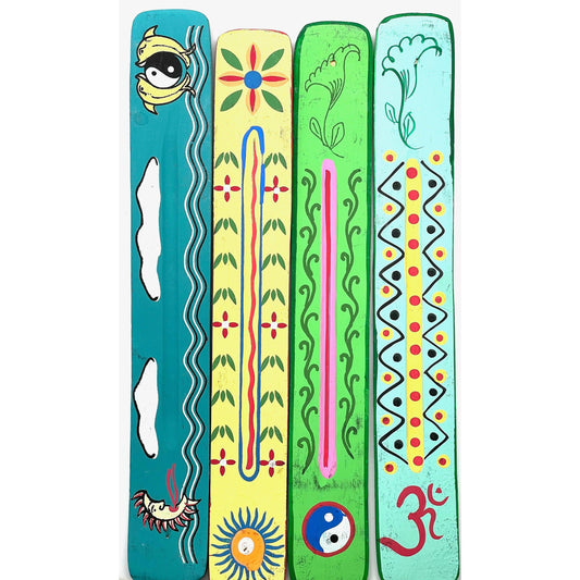 Burner: Hand Painted Mango wood