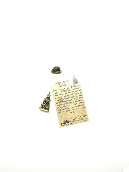 Shakayamuni Buddha brass figurine