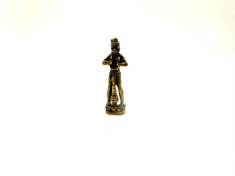 Standing Hanuman Brass Figurine