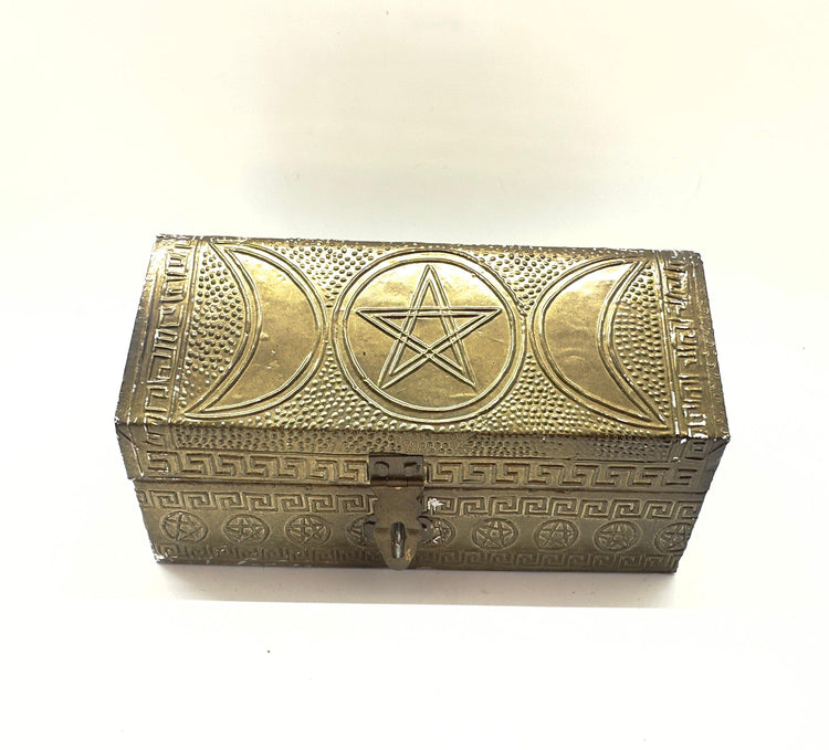 Triple Moon Pentagram Box
