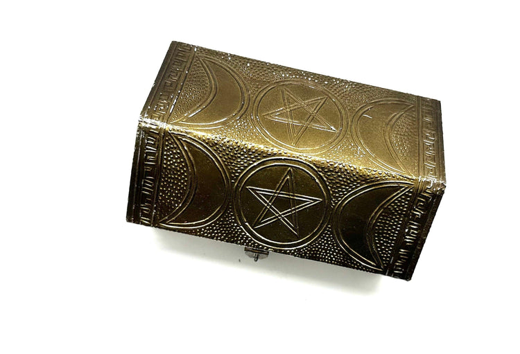 Triple Moon Pentagram Box