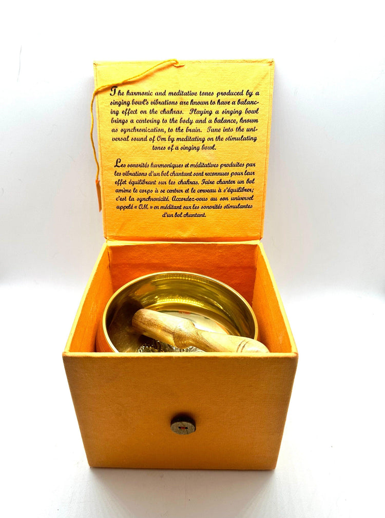 Tibetan Singing Bowl Set: Wheel of Life