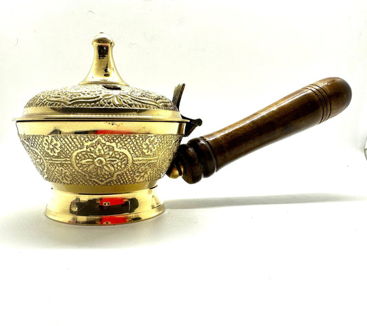 Burner: Brass Censer burner with handle