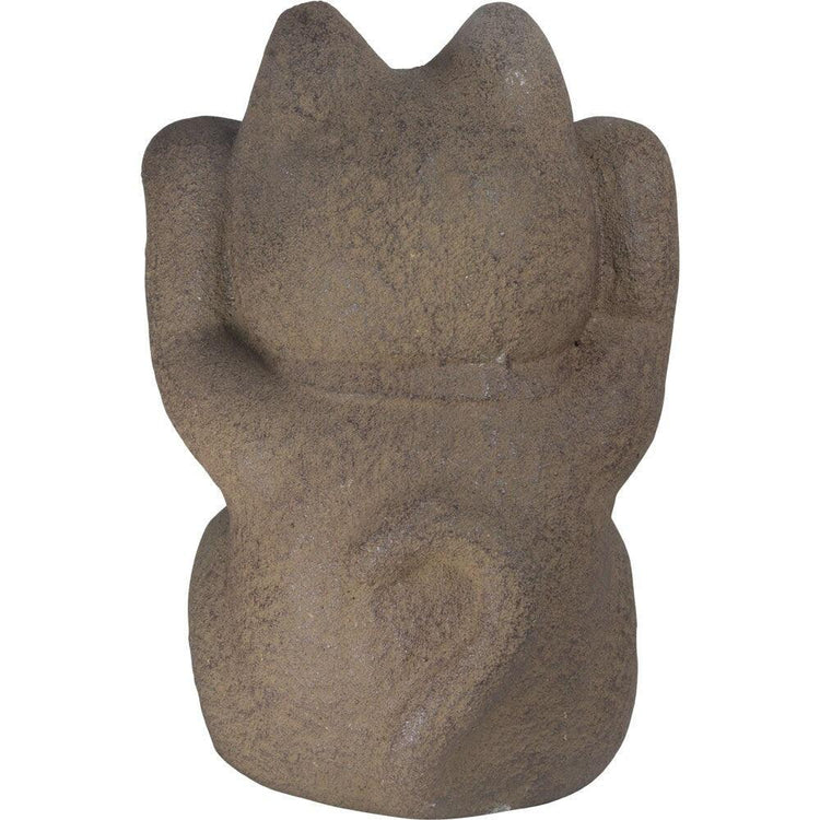 Maneki Neko Volcanic Stone Statue *Lucky Cat*