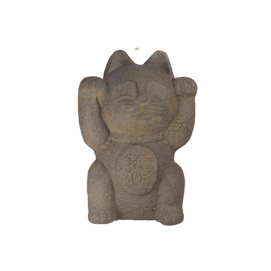 Maneki Neko Volcanic Stone Statue *Lucky Cat*