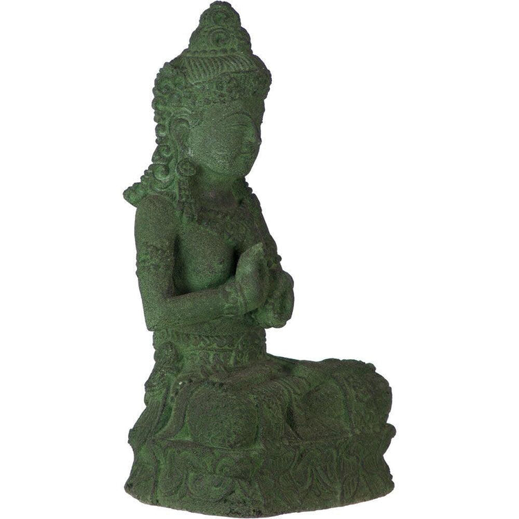 Tara Green Volcanic Stone Statue