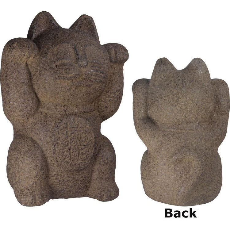 Maneki Neko Volcanic Stone Statue *Lucky Cat*