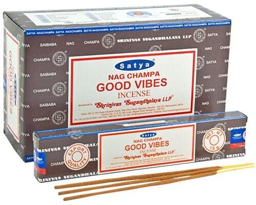 Satya Incense Sticks : Nag Champa Good Vibes