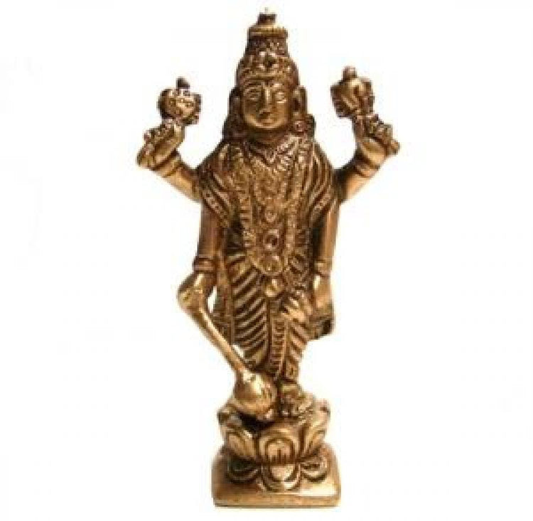 Lord Vishnu Figurine 3.75"h