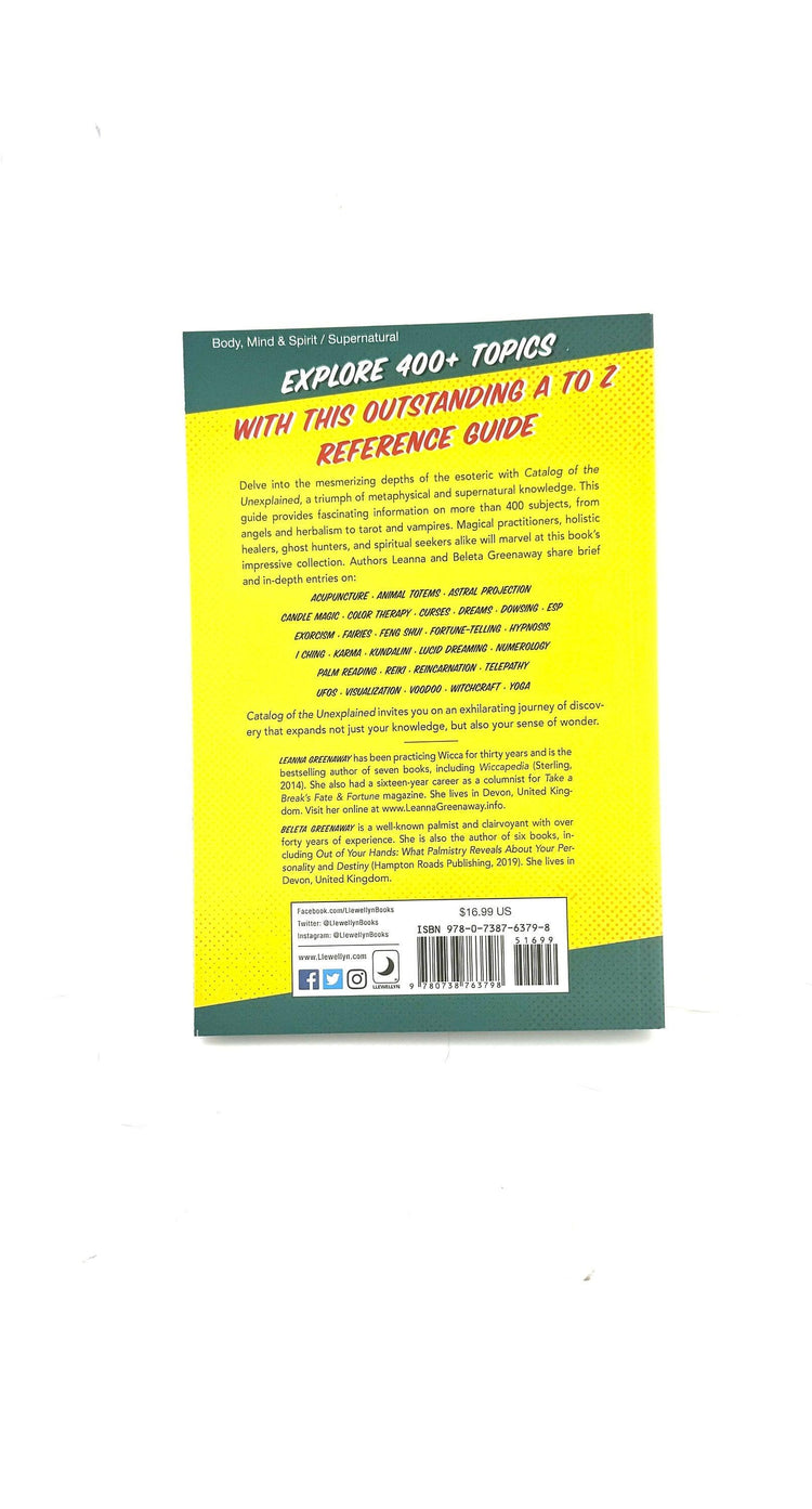 The Catalog of the unexplained by L & B Greenaway