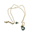 Moss Agate Potion Bottle Necklace
