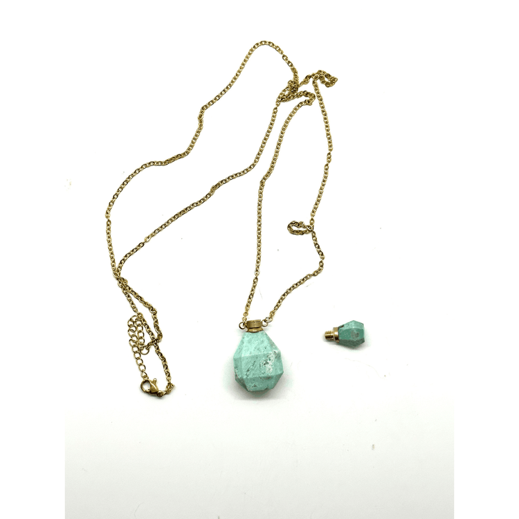 Turquoise Potion Bottle Necklace