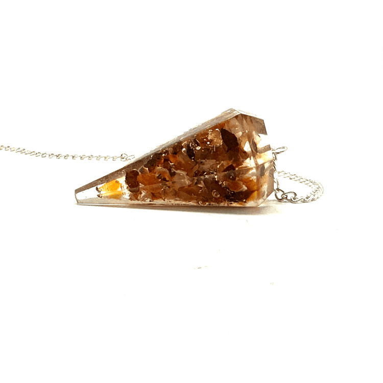Carnelian Orgone Pendulum