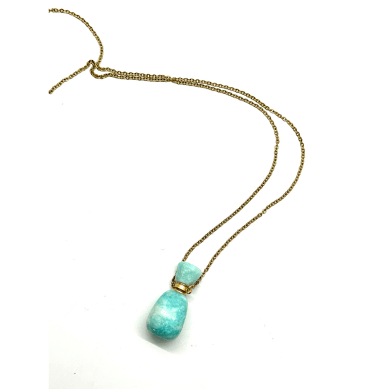 Amazonite Potion Bottle Necklace