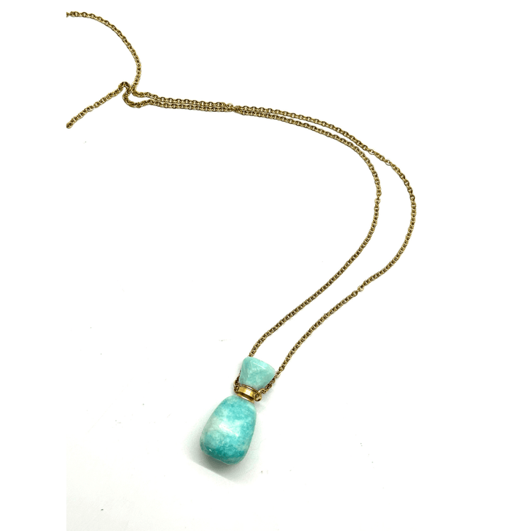 Amazonite Potion Bottle Necklace