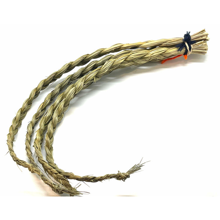 Rosy Brown Smudge: Sweetgrass Braid