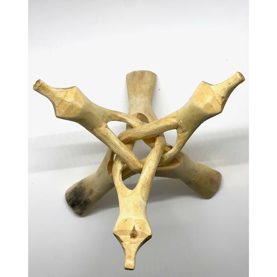 Light Gray Wooden Tripod Stand