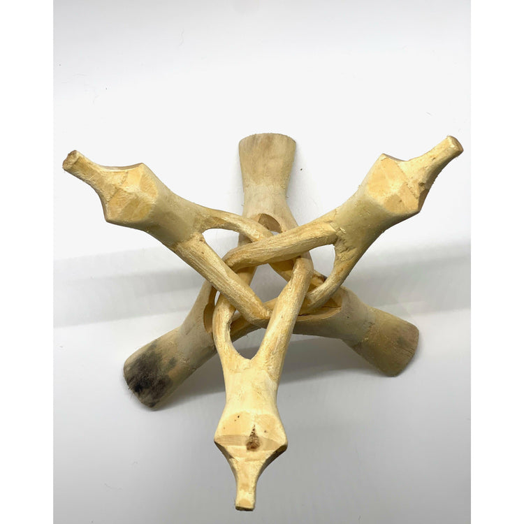 Light Gray Wooden Tripod Stand