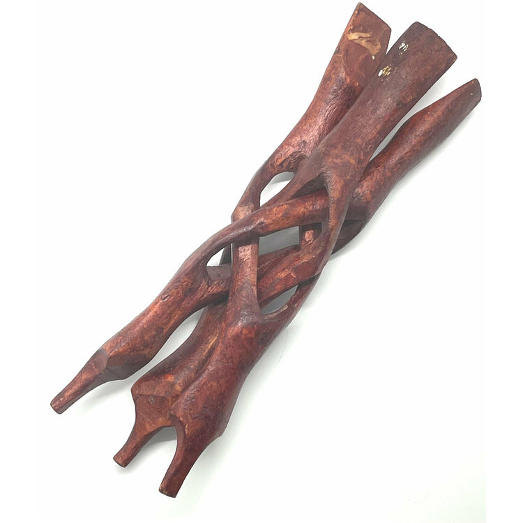 Dim Gray Wooden Tripod Stand