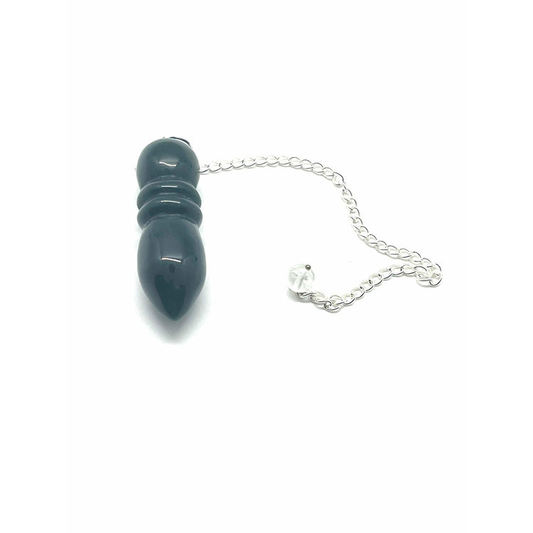 Dim Gray Pendulum: Moss Agate