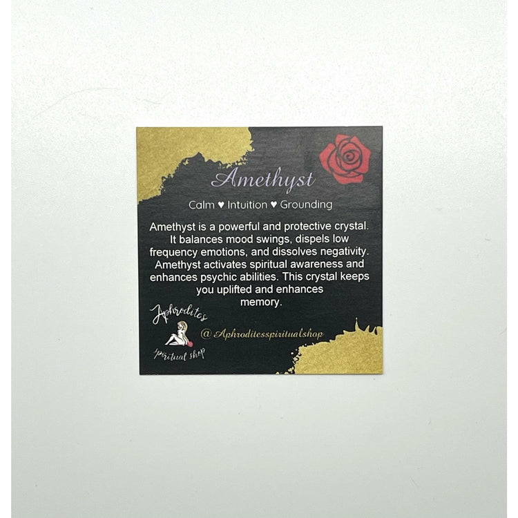 Beige Amethyst Worry Stones