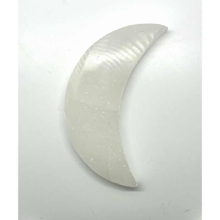 Light Gray Selenite Moons