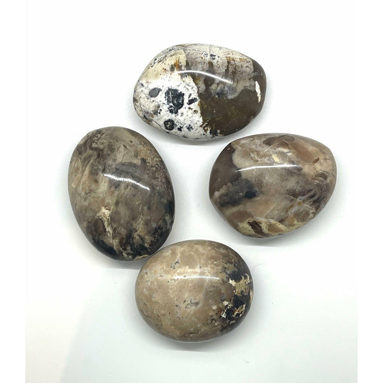 Light Gray Black MoonStone Gallet