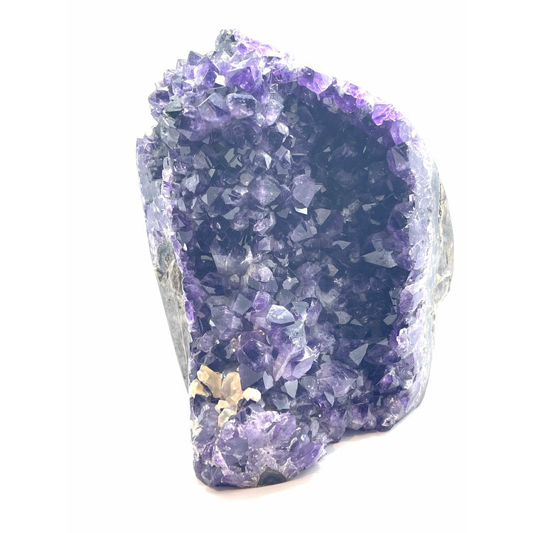 Slate Gray Amethyst Cluster Large