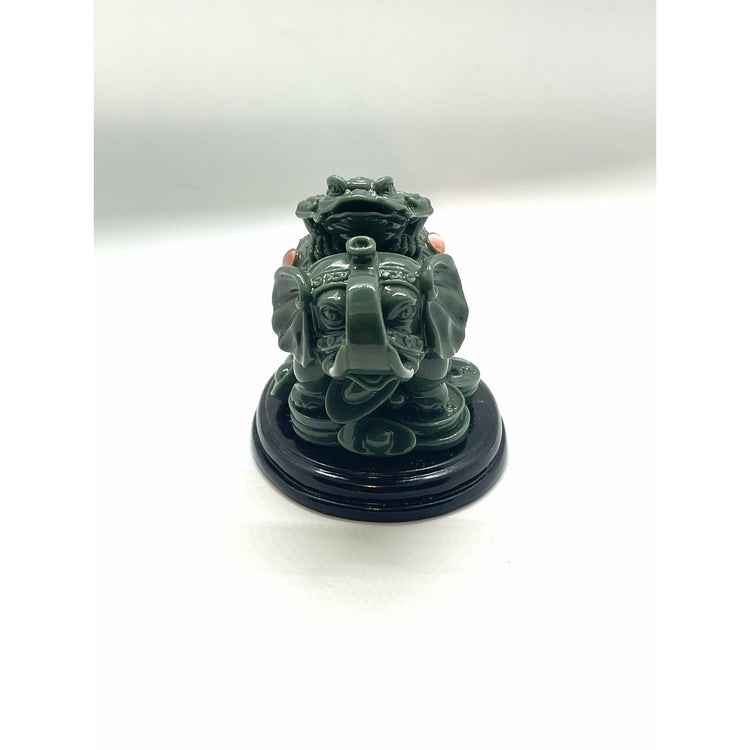 Dark Slate Gray Jade Elephant
