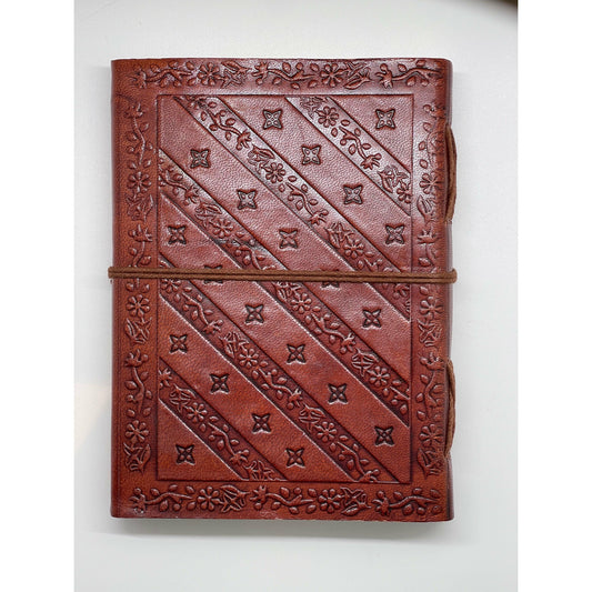 Light Gray Ganesh Leather Journal