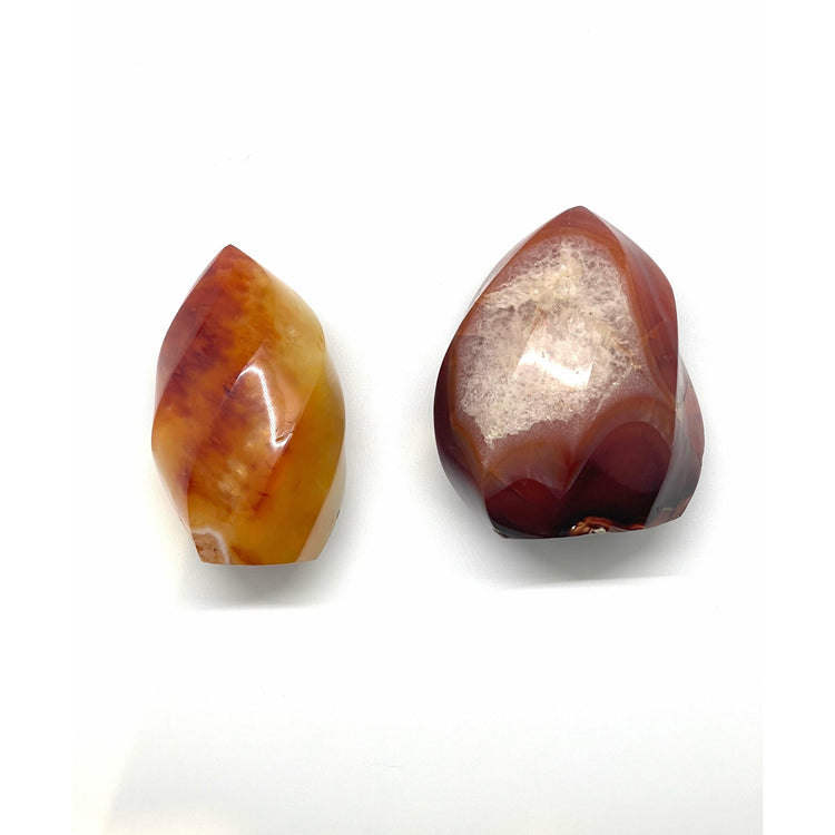Light Gray Carnelian Flame