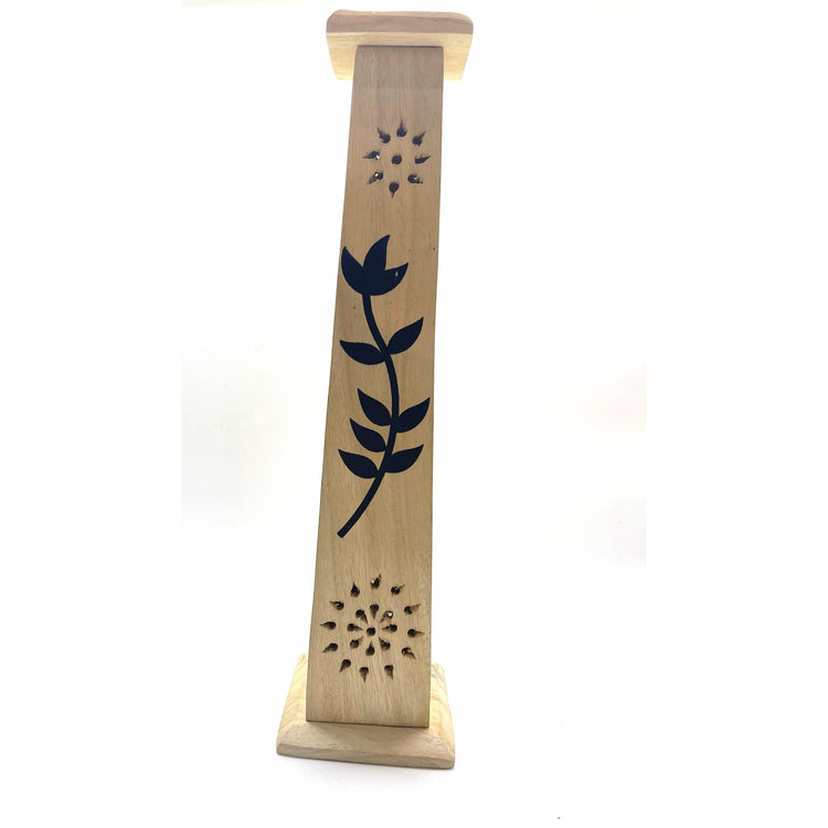 Rosy Brown Tower Burner: Floral Design