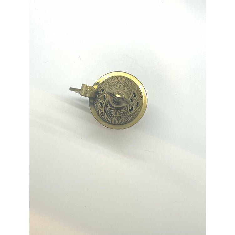 Light Gray Burner: Elegant Mini Brass Burner