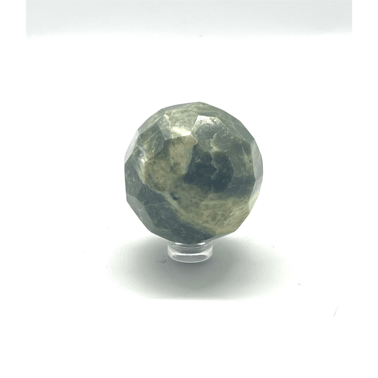 Serpentine Faceted Sphere
