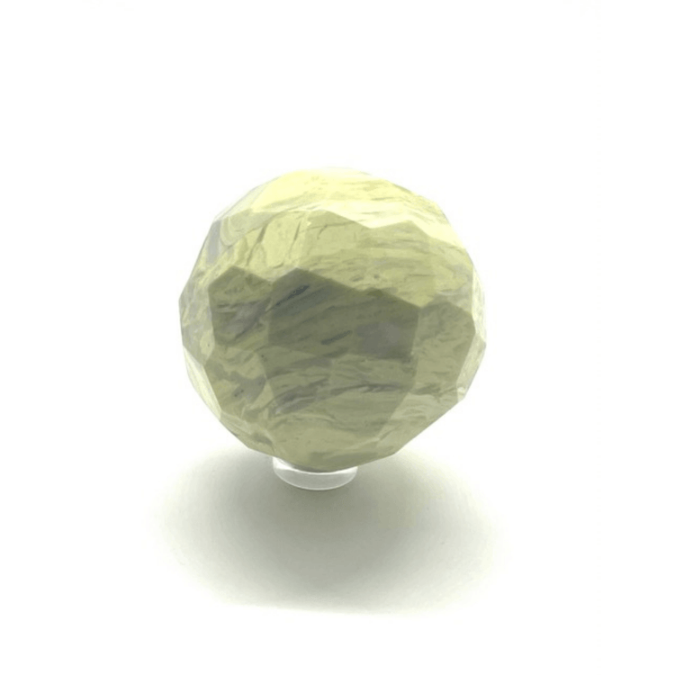 Serpentine Faceted Sphere